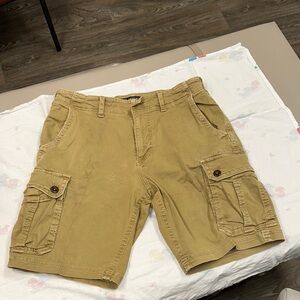 Men's Tan Cargo Shorts